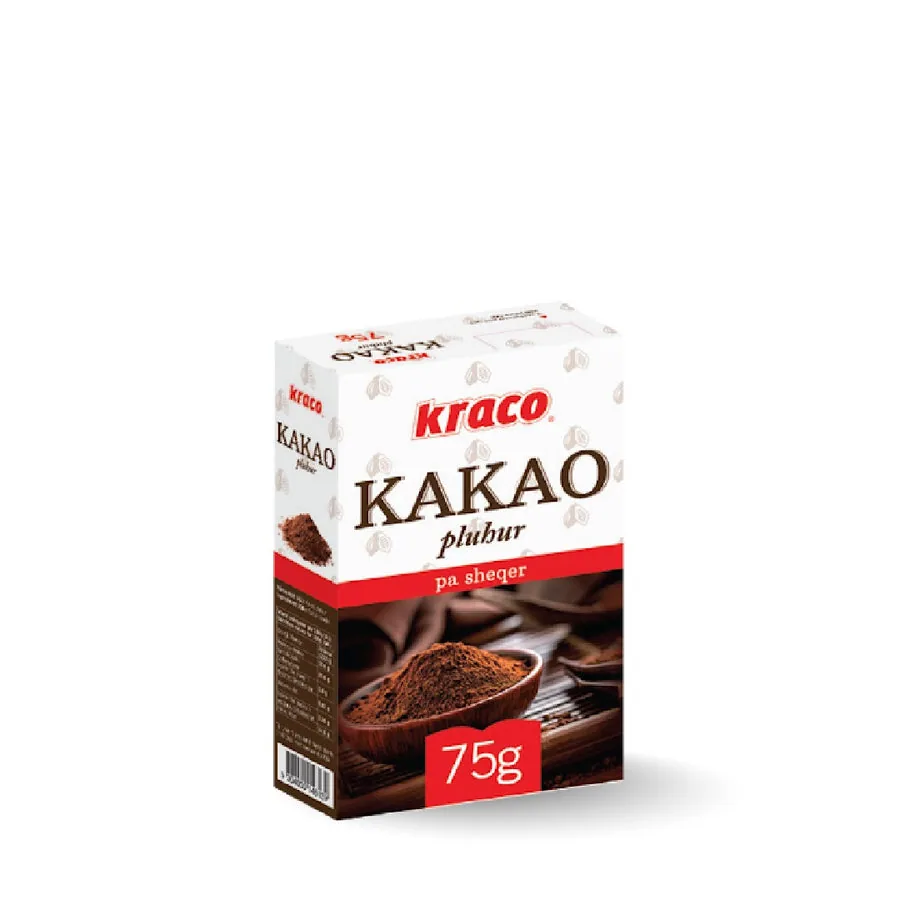 Kakao Pluhur pa Sheqer, 75 gr