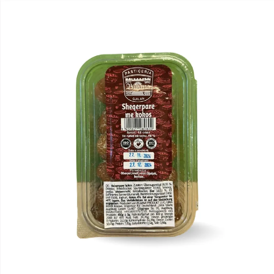 Sheqerpare me Kokos, 454 gr